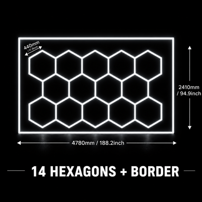 14 Hex Grid + Border