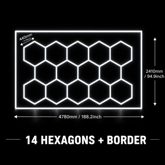 14 Hex Grid + Border