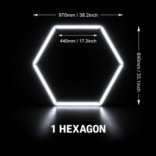 1 Hexagon LED Light