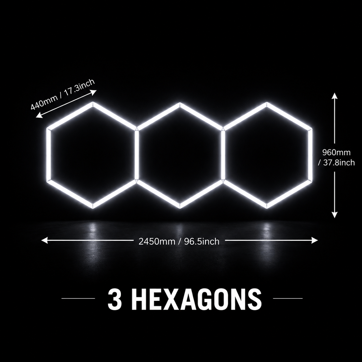 3 Hex Grid (Line)