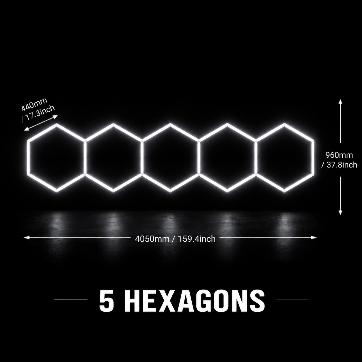 5 Hex Grid (Line)