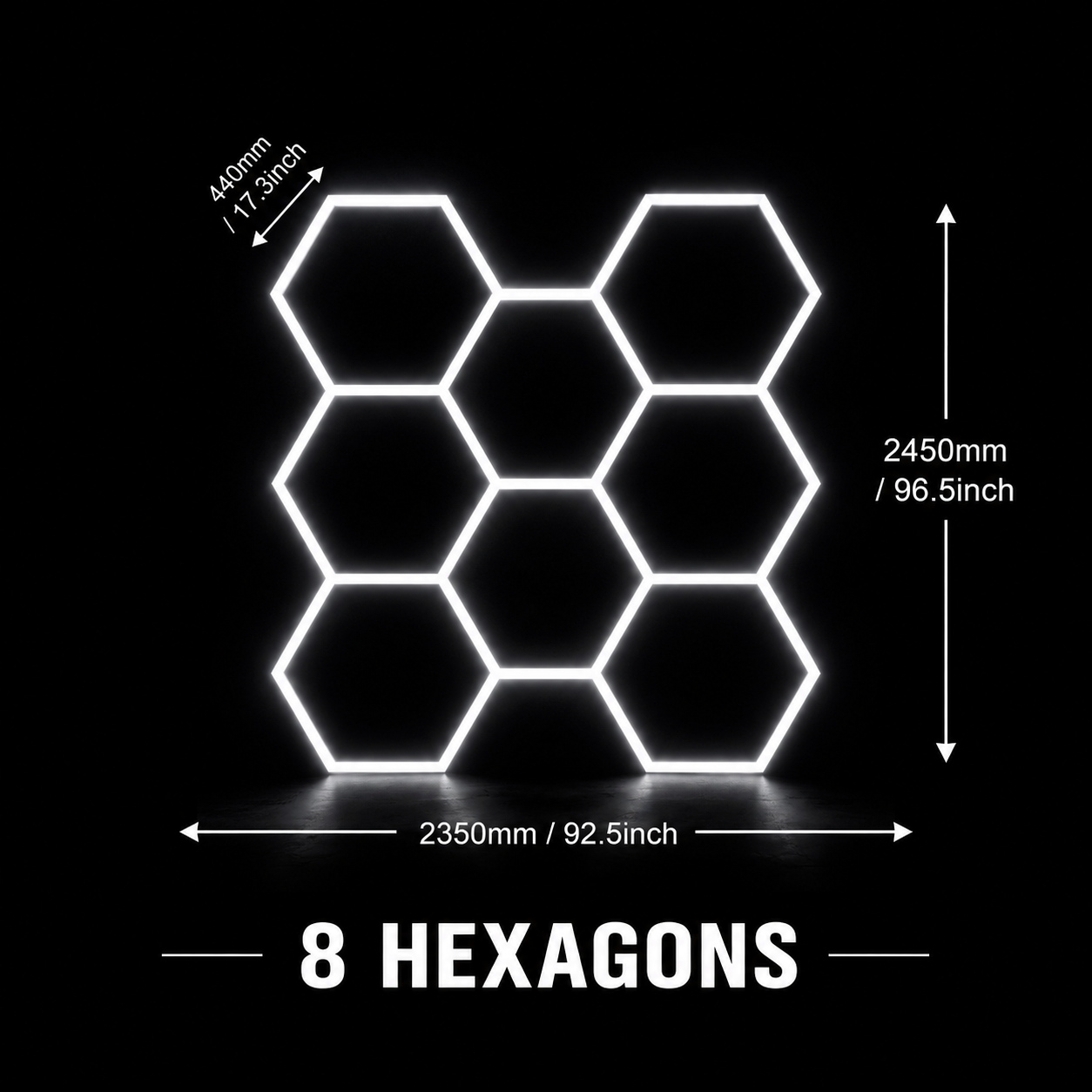 8 Hex Grid (Grouped)