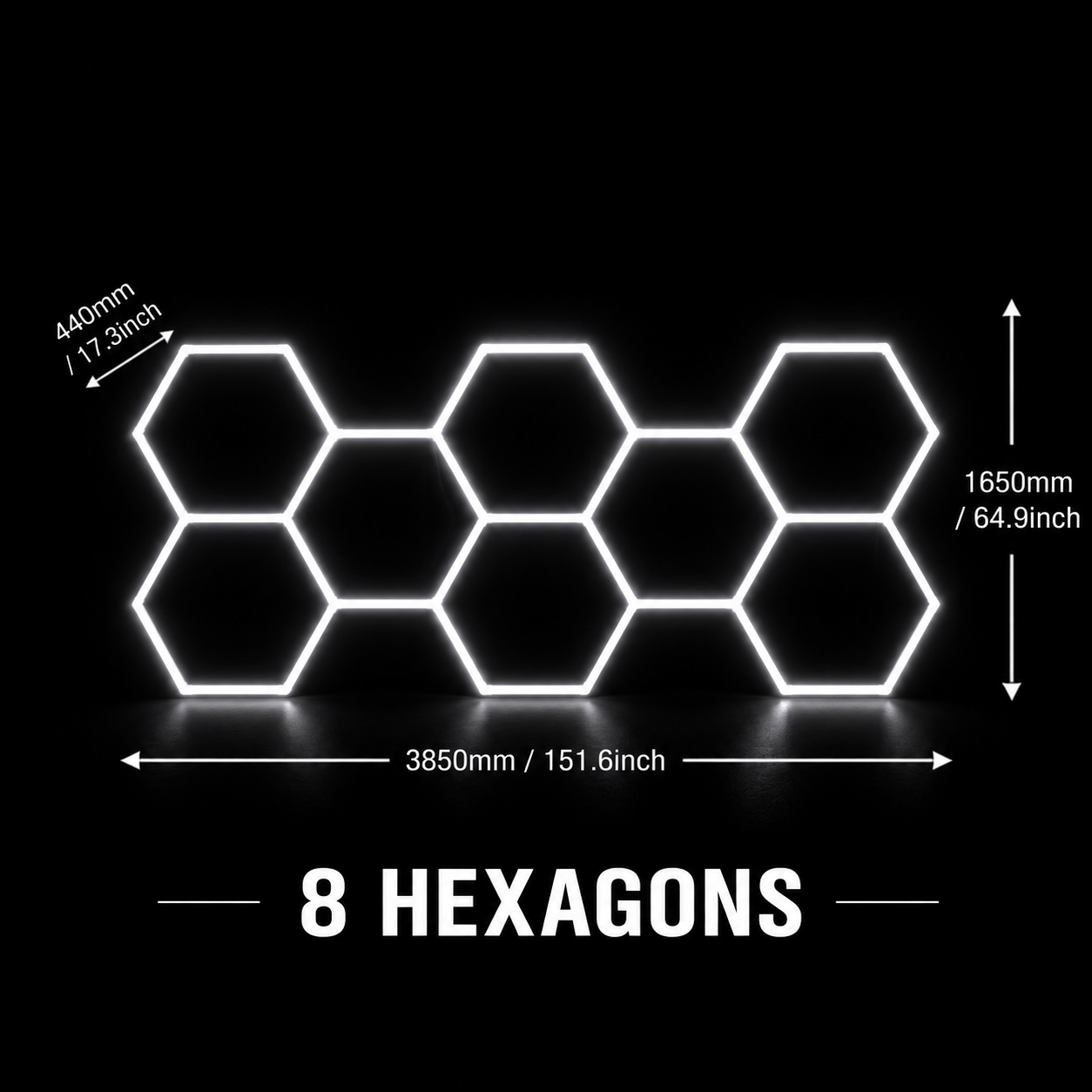 8 Hex Grid (Long)